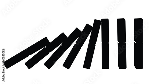 Black pump bottle isolated on a white background a striking silhouette