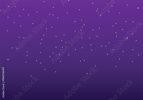 Starry Background with Glowing Light Particles