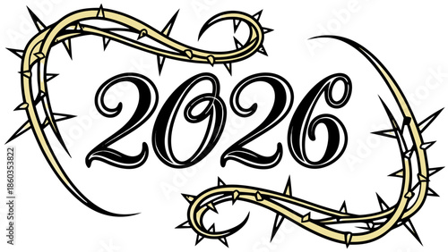 Celestial Sun Face Tattoo Illustration Banner 2026, A monochrome teal illustration in a tattoo style featuring a celestial sun with a face in profile, surrounded by stars and a ribbon banner reading 