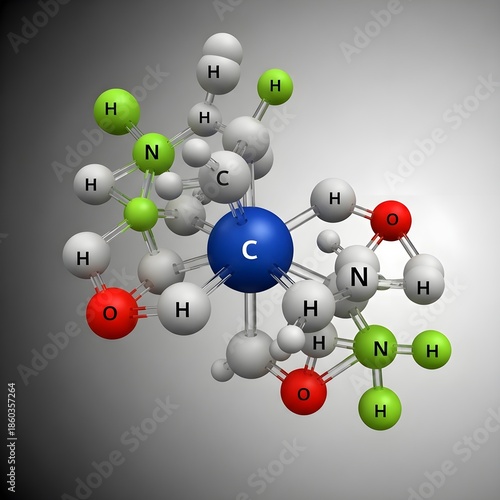 Molecular Structure Illustration