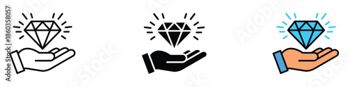 Values icon vector. luxury, value, and premium quality symbol. vector illustration.