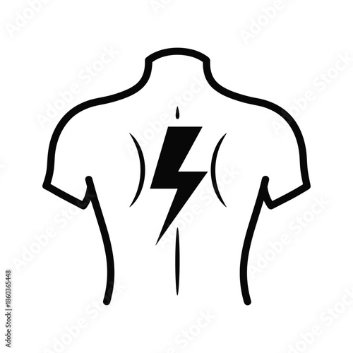 Back Pain Illustration Shock