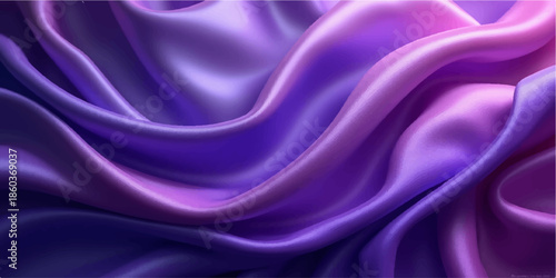 Soft purple and pink satin fabric with flowing folds and gentle sheen
