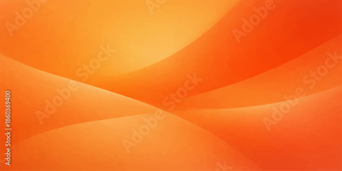 Warm abstract orange background with gradient curves and soft folds