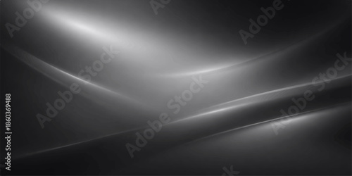 Abstract gray background with streaks of light shining through shadows
