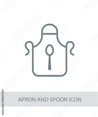 apron and spoon icon