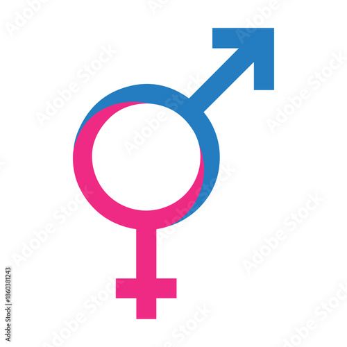 gender equality male female icon symbol