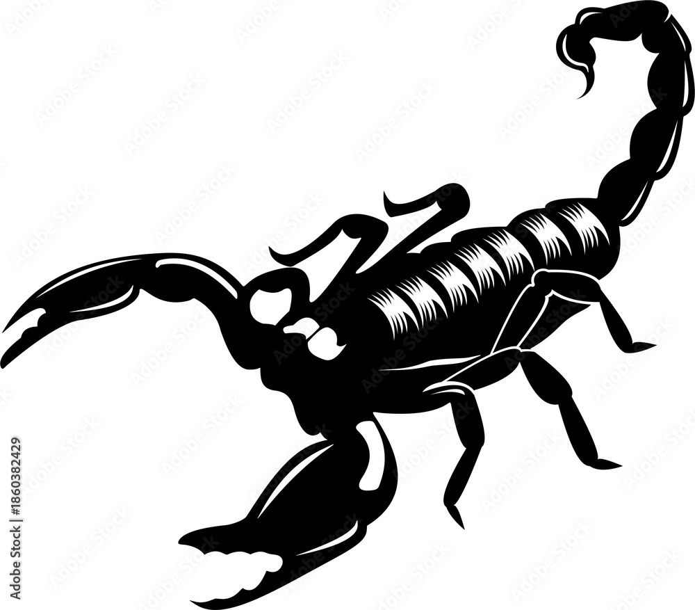 Fototapeta premium scorpion vector illustration