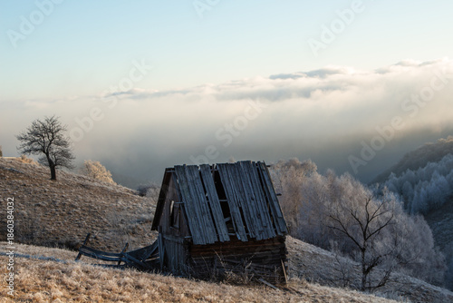 Landscape in Romania, Paltinis, Sibiu