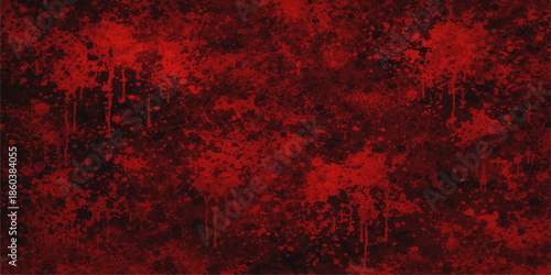 A dark red grunge texture design features an aged and dirty wall pattern with a vintage paint backdrop, creating an old paper art illustration for a textured Christmas or blood themed wallpaper