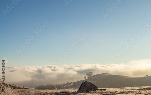 Landscape in Romania, Paltinis, Sibiu