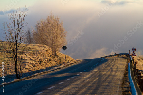 Landscape in Romania, Paltinis, Sibiu