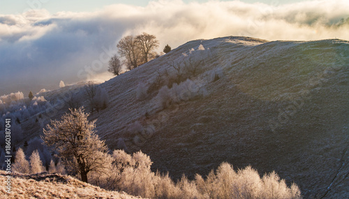 Landscape in Romania, Paltinis, Sibiu