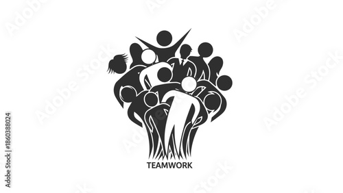 Teamwork makes the dream work with united colleagues