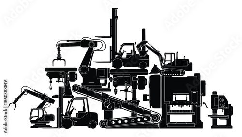 Heavy machinery and equipment for industrial use