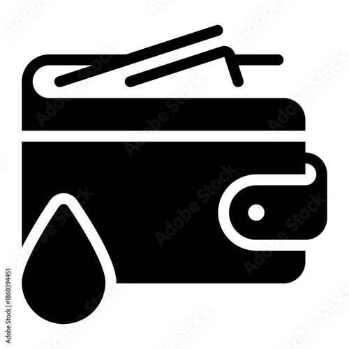 liquidity glyph icon