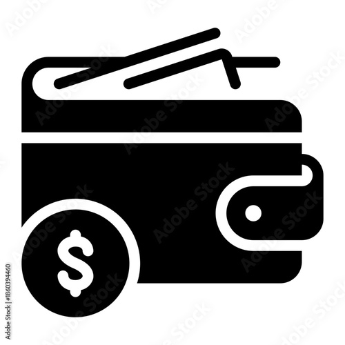 money glyph icon
