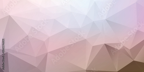 Pastel Geometric Abstract Background With Soft Light, Gentle Gradients, And Modern Polygonal Design