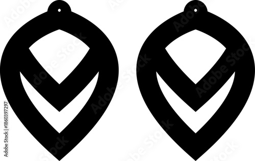 earrings svg vector cutfile for cricut 