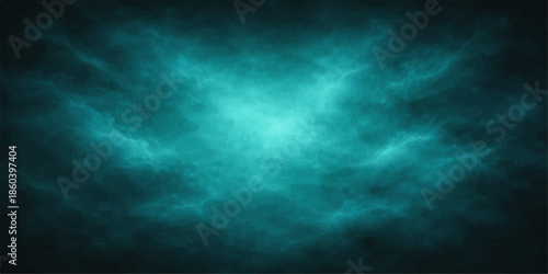 A dark blue abstract background features a textured blend of light and smoke within a stormy cloudscape of nature and space.  Atmospheric Moody Smoke Effect. Digital Watercolor Style for Art 