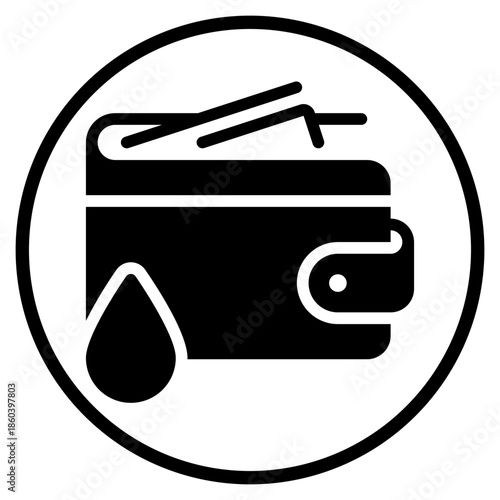 liquidity glyph icon