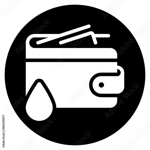 liquidity glyph icon
