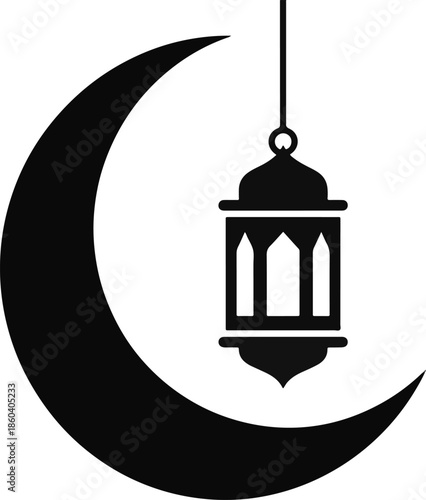 vector illustration of an old lamp