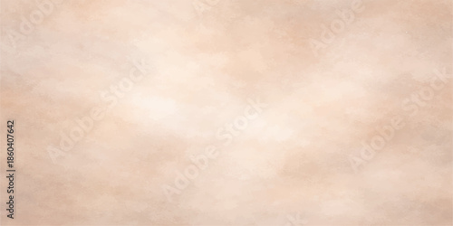 A worn and stained vintage parchment sheet features a grungy old paper texture with aged antique brown material and a blank rough beige design for a retro grunge paper background