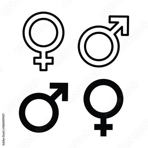 gender icon simple symbol