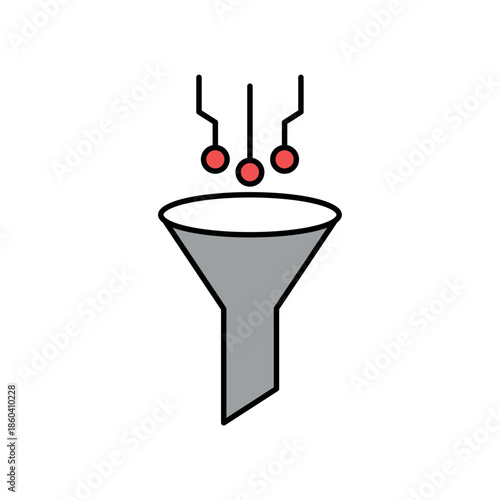 Icon a Filter, isolated against a clean background.