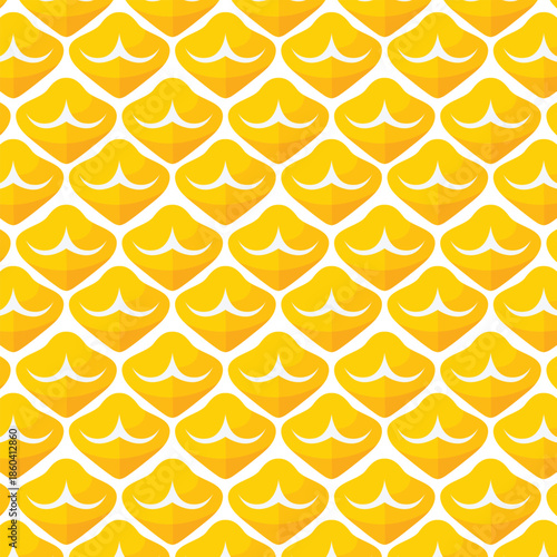 Background texture pattern pineapple. Yellow color pineapple skin motif