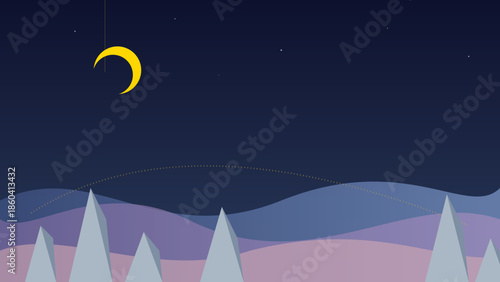 night sky with stars