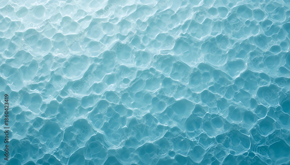 Obraz premium Abstract aerial view of water texture with gentle ripples, pastel blue tones, clean minimal background, peaceful mood, modern abstract design 