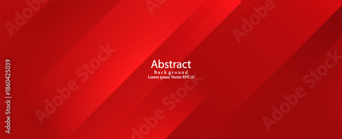 Abstract Dynamic Red Gradient Shapes Background. Suit for banner, web, brochure, pamflet and presentation