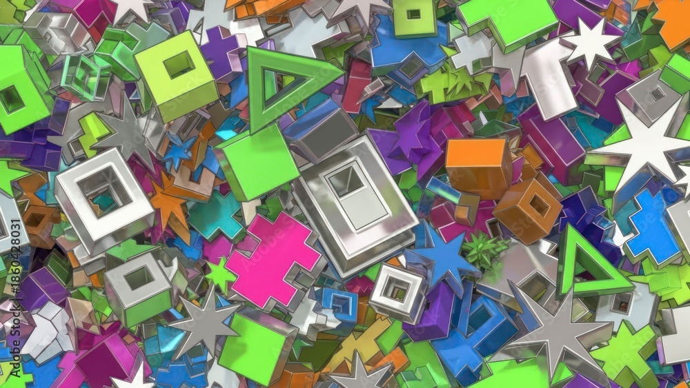 Fototapeta premium Abstract shapes