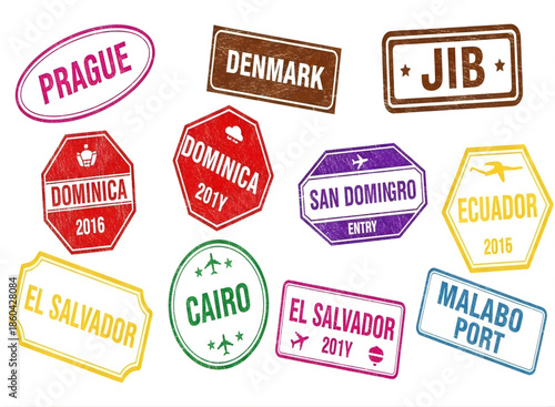 Passport stamp collection