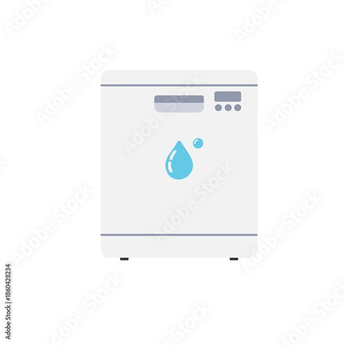 Ice maker machine  icon vector illustration isolated on white background