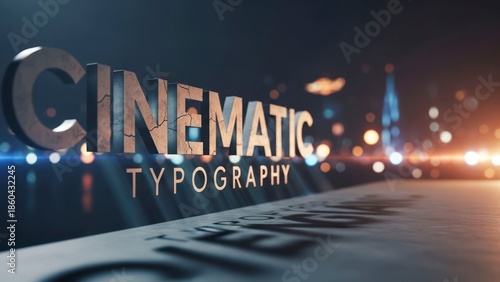 Cinematic text