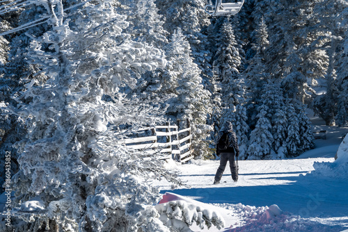 The Uludag Mountain view in Turkey