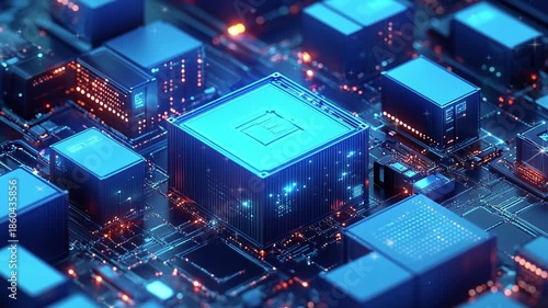 Fiber optics background with lots light spots