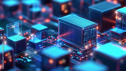 Fiber optics background with lots light spots