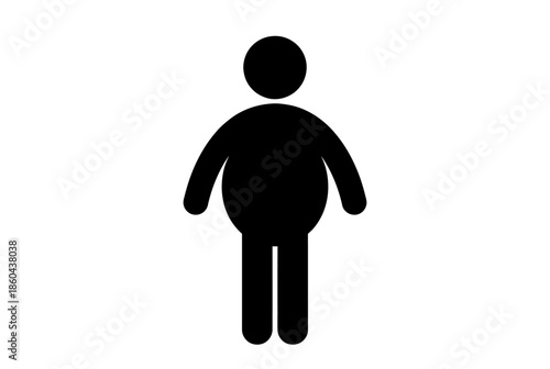 Symbol for men's restroom isolated on white background, Vector, illustration