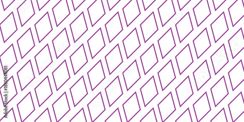 simple 3d purple outline rhombus pattern art for banner poster background.
