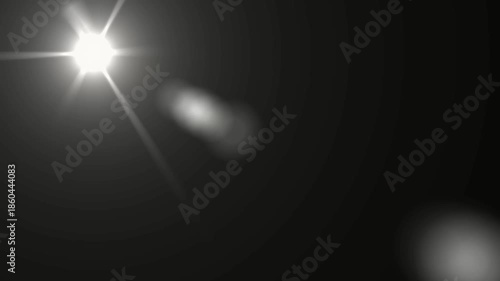 camera lens streak flare golden yellow light glowing alpha channel loop able animation