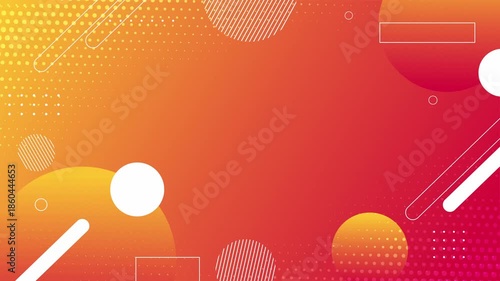 Abstract geometric background with vibrant gradient shapes, perfect for modern presentations, tech branding, motion graphics, posters, and digital design projects.