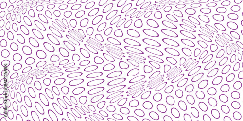 simple purple outline dot wave pattern art for banner poster background.