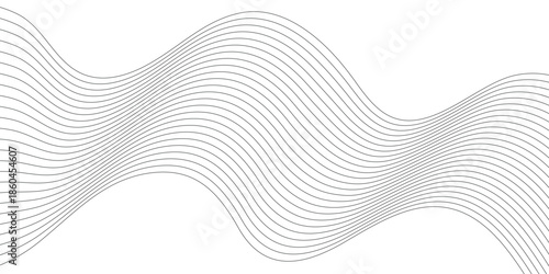 simple blend wave thin line design for banner poster background.