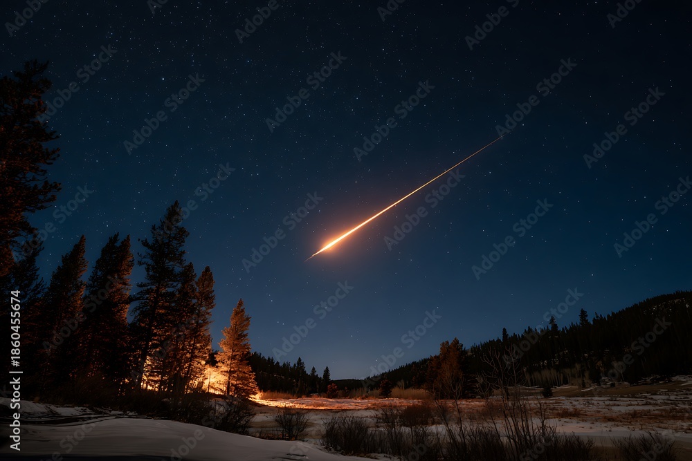 Fototapeta premium sunset in the mountains