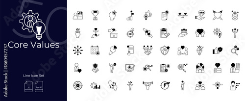Core Values Duotone Editable Icons set