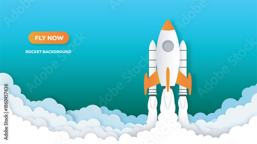 Launching rocket into space